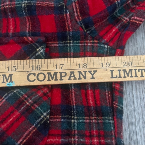 Pendleton pure virgin wool plaid tartan button down shirt kids size M - Picture 11 of 13